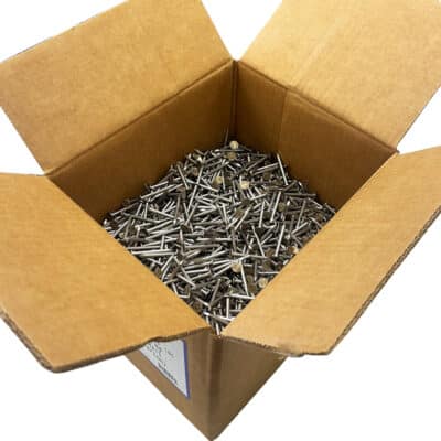 Stainless Steel Roofing Nails - Smooth Shank - 25lb box