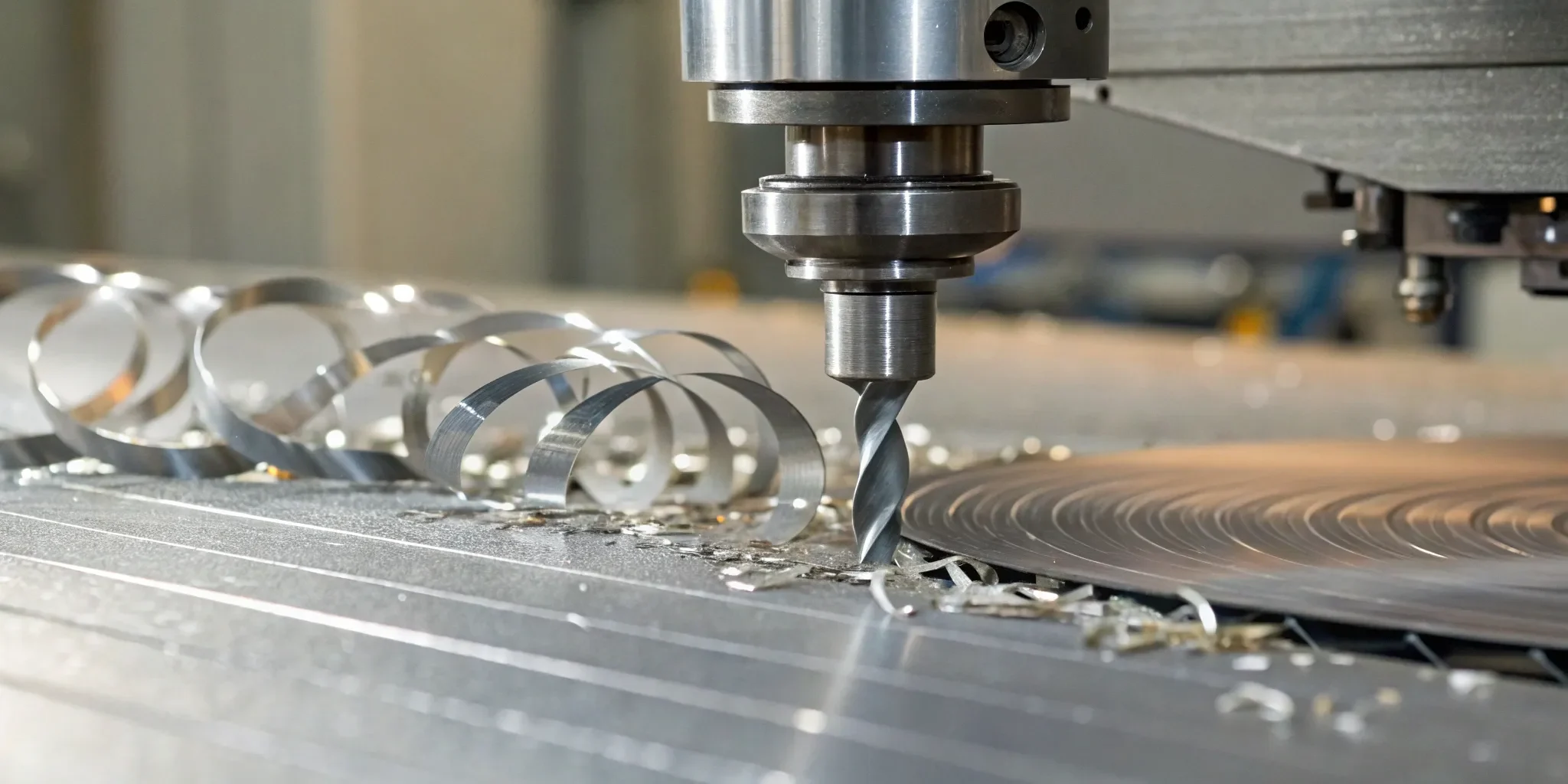 Power shears cut sheet metal.